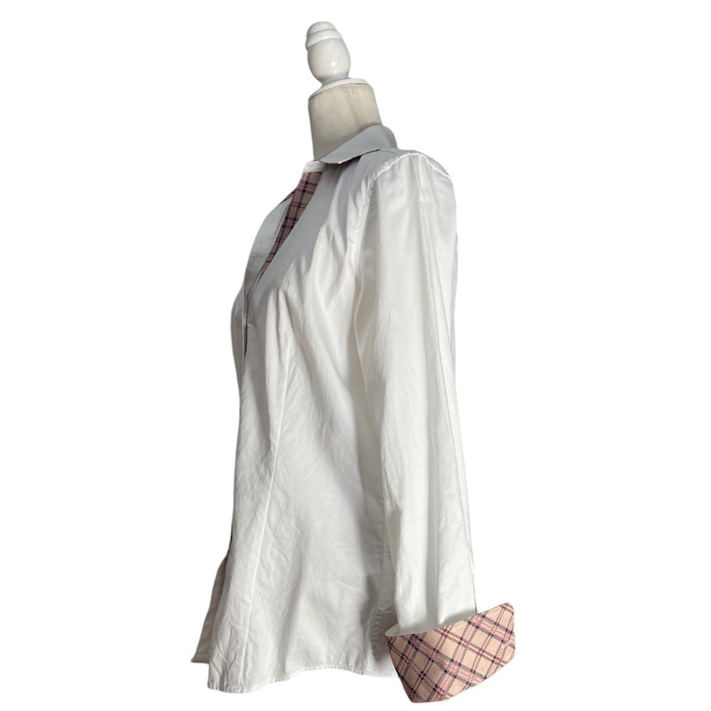 Brooks Brothers Thom Browne Black Fleece Button-Down Shirt Pink Plaid Detailing - Picture 8 of 11